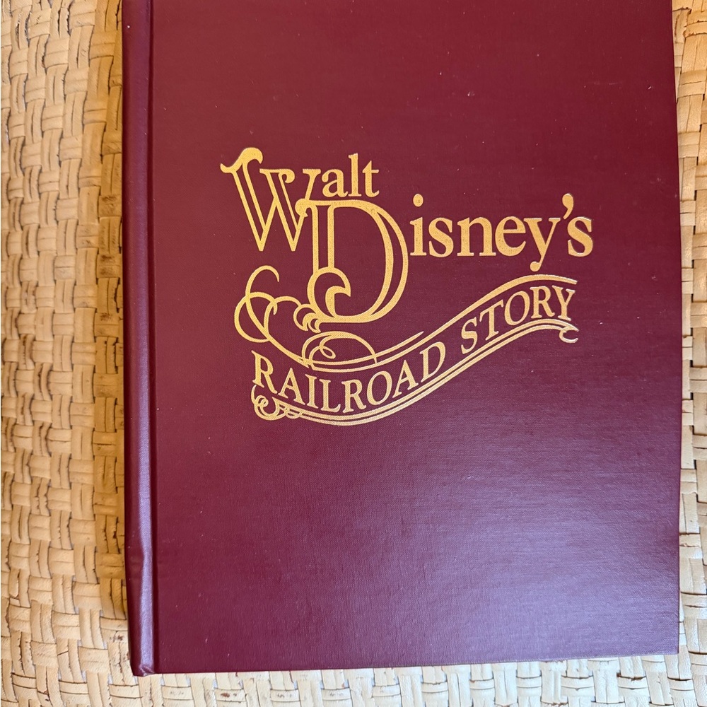 Walt Disney's Railroad Story Book Michael Broggie 1997 First Edition Hardcover